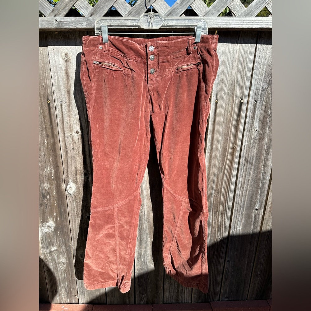 Free people cords button fly